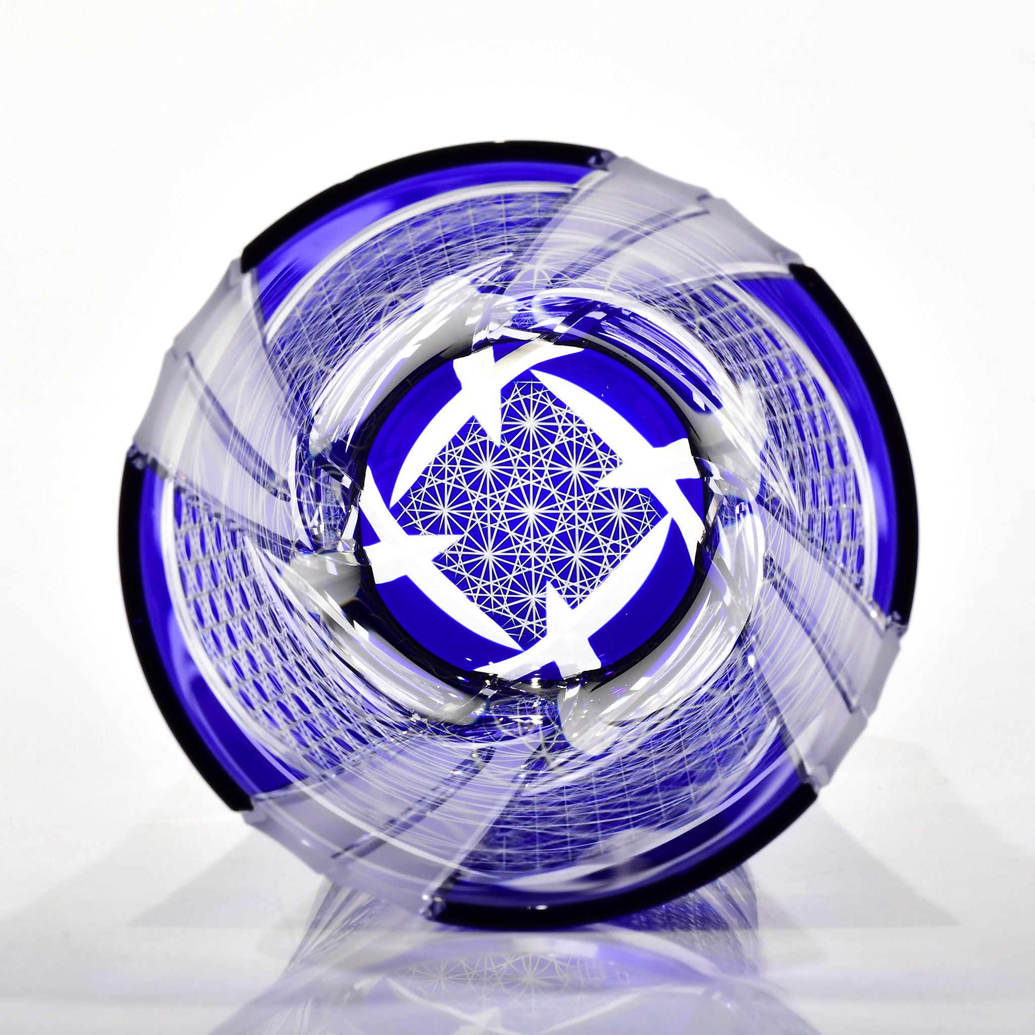 Shn-136　華組タンブラー（瑠璃色）