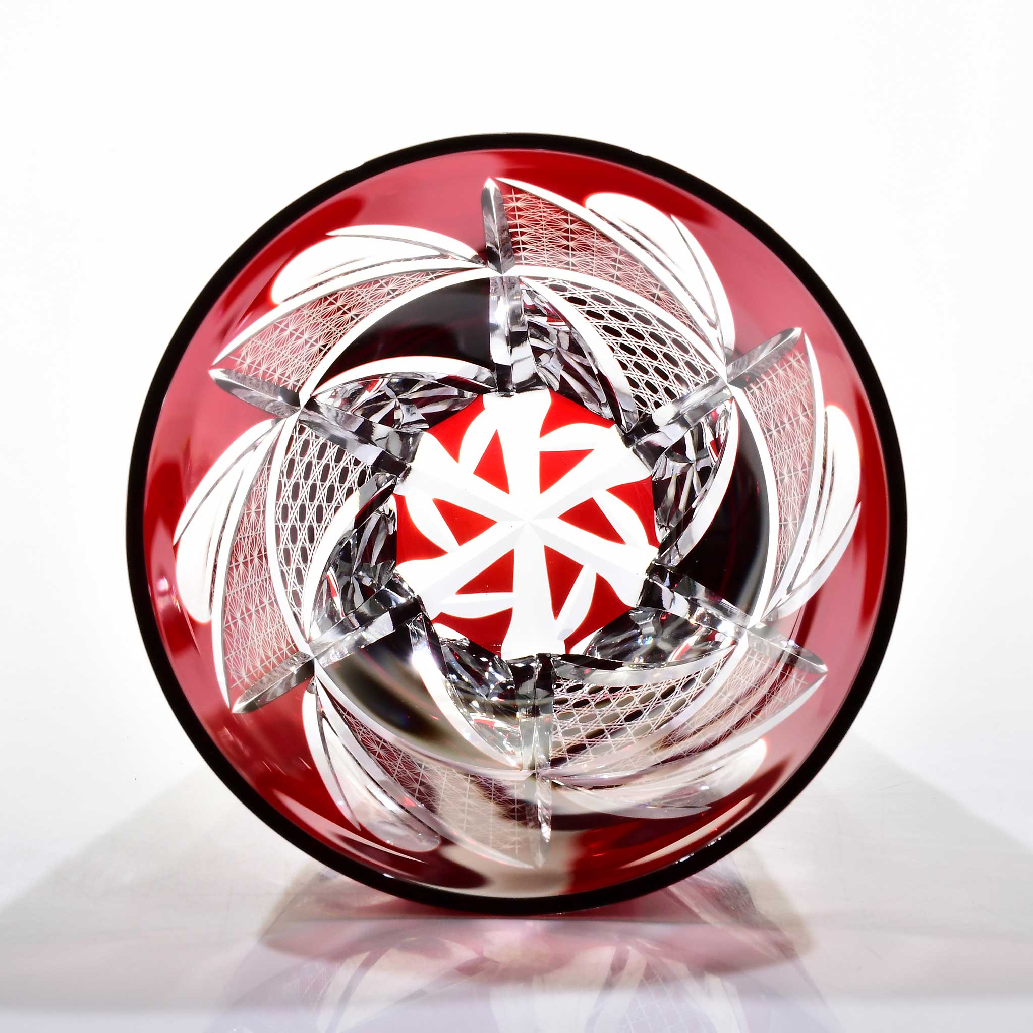 Skt-21　多目的グラス(紅色)　亀戸本店限定